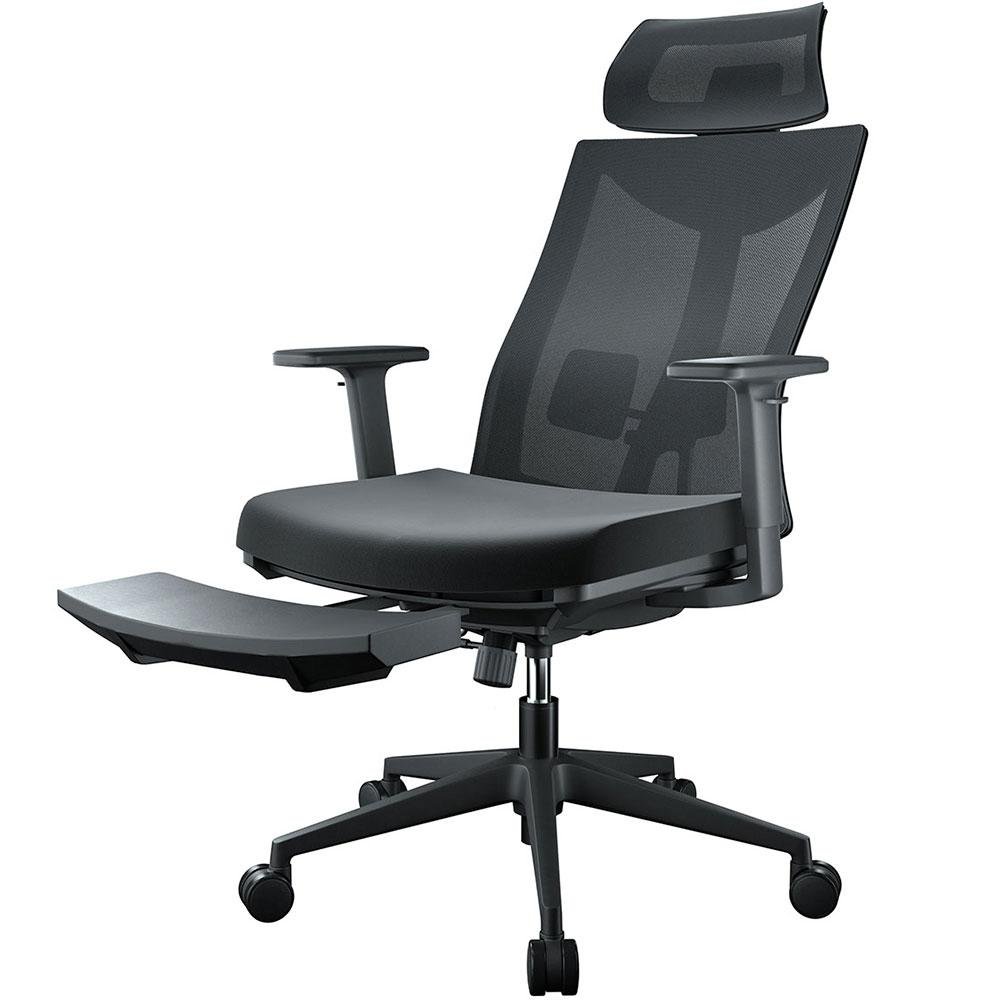 Cadeira Office Ergonômica PCyes B7, 3 Pontos de Inclinação, Braço Ajustável, Preto - PCOB7PT