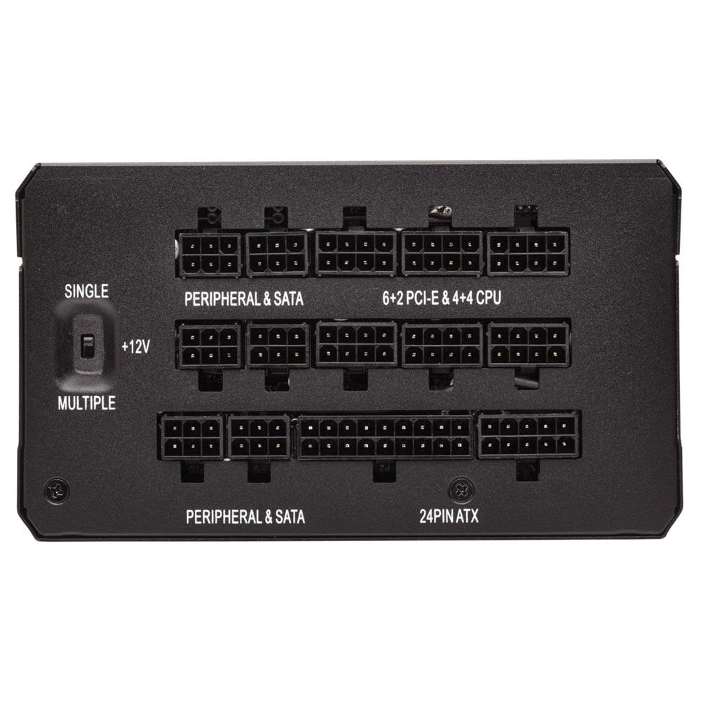 Fonte Corsair HX1200, 1200W, 80 Plus Platinum, Modular, PFC Ativo, Sem Cabo, Preto - CP-9020140-NA Fonte Corsair HX1200, 1200W, 80 Plus Platinum, Modular, PFC Ativo, Sem Cabo, Preto - CP-9020140-NA