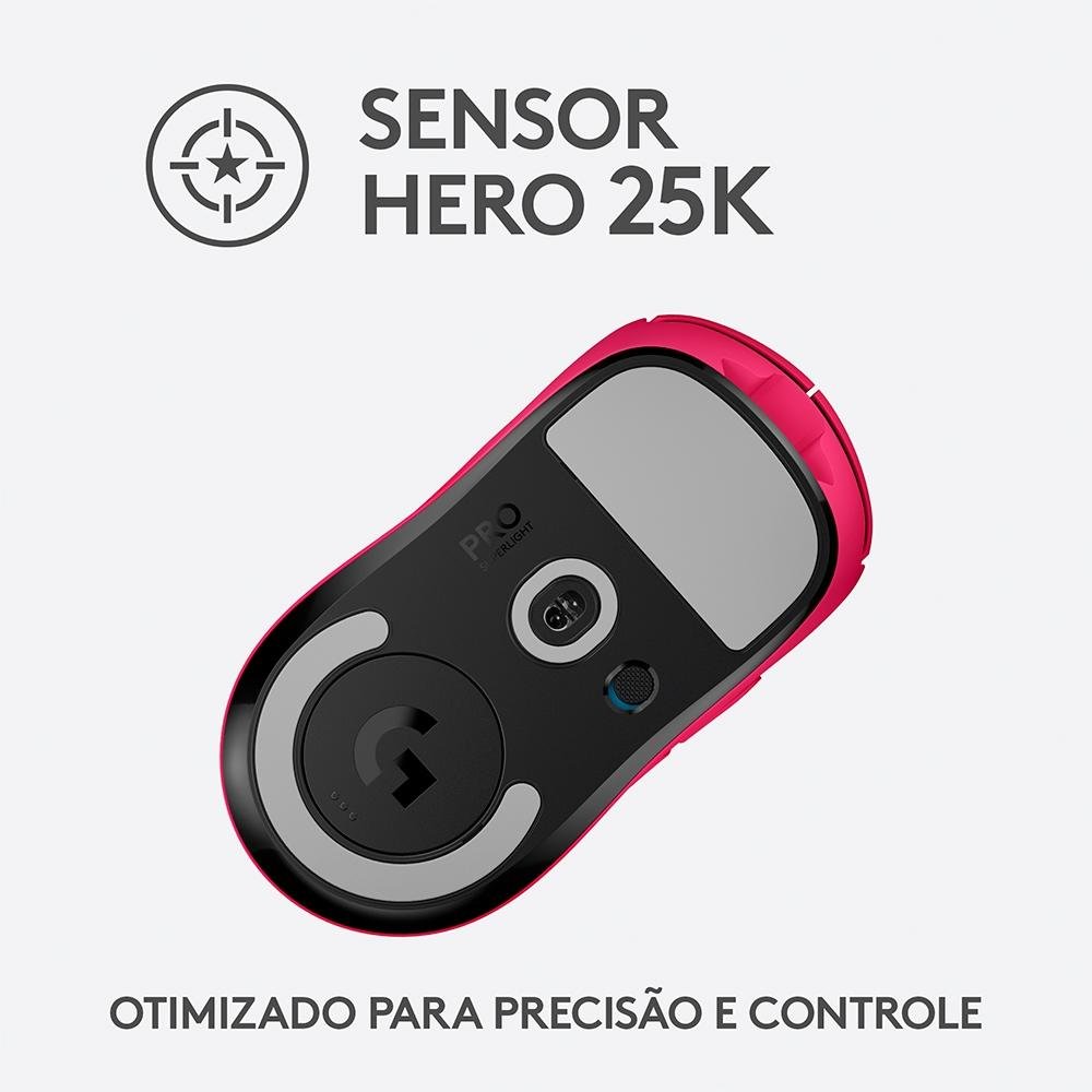 Mouse Gamer Sem Fio Logitech G PRO X | KaBuM!