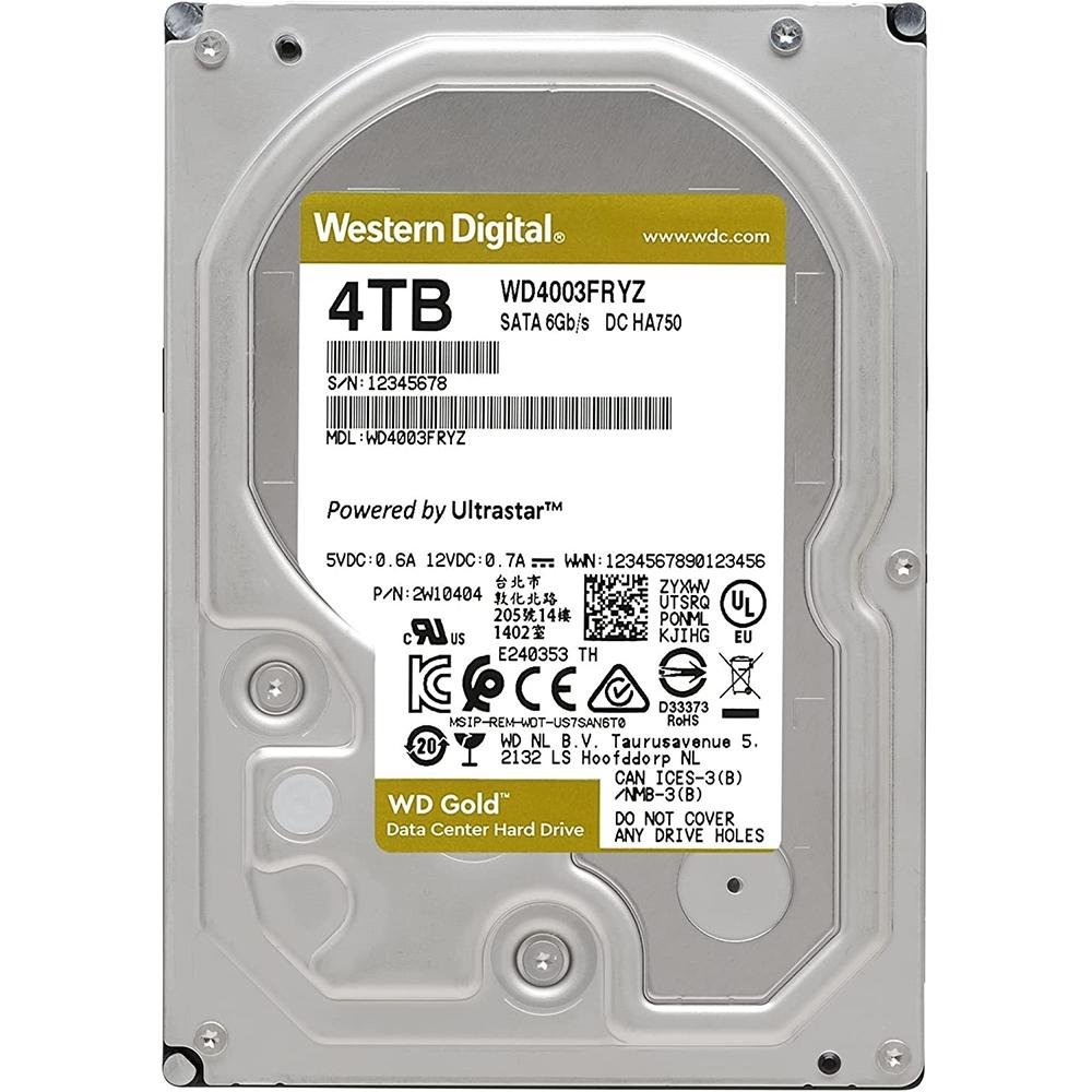 HD Interno WD Gold Enterprise Class 4TB | KaBuM!