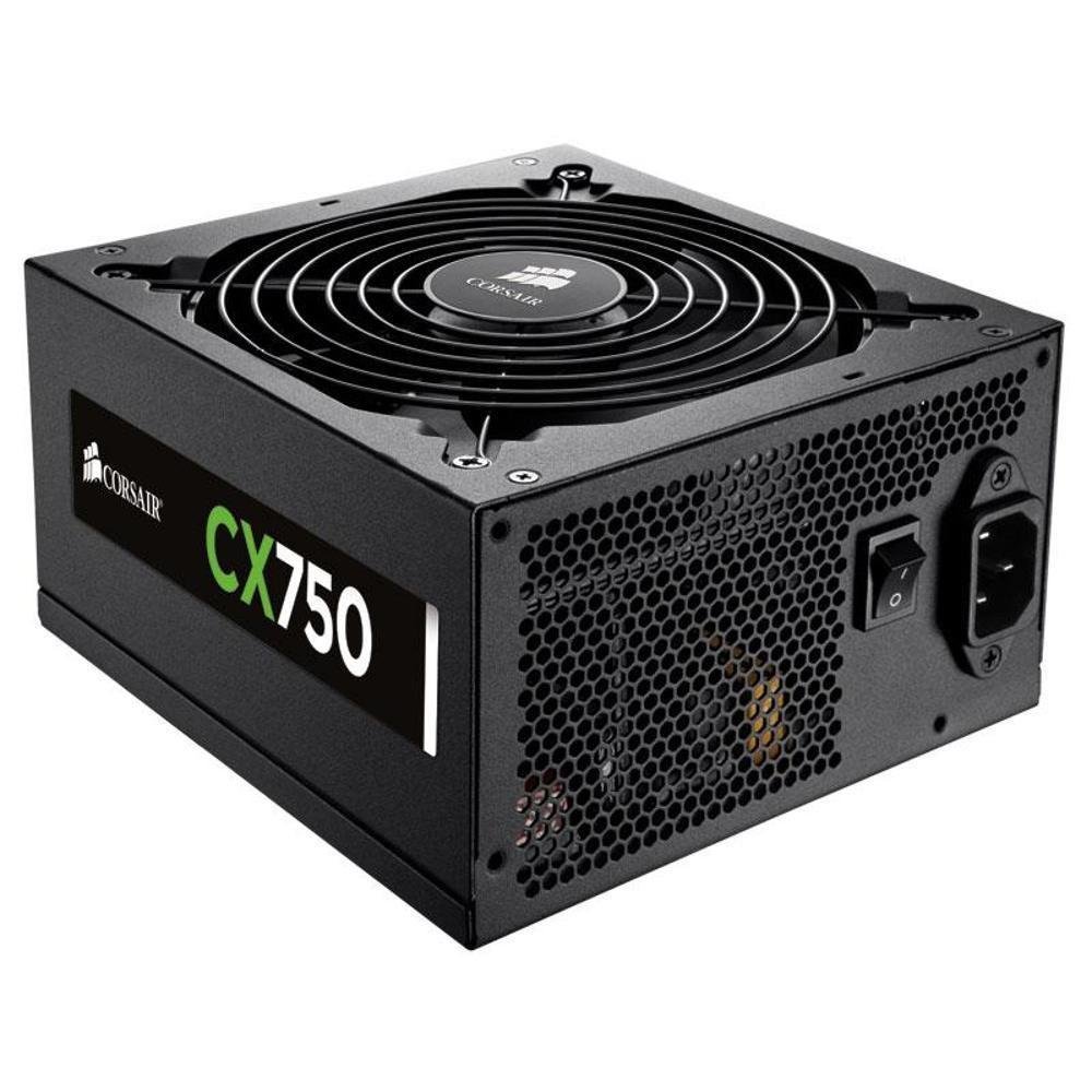 Fonte Corsair 750W 80 Plus Bronze CX750 - CP-9020015 Fonte Corsair 750W 80 Plus Bronze CX750 - CP-9020015
