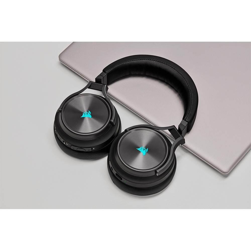 ヘッドホン CORSAIR VIRTUOSO RGB WIRELESS XT Headset Sem Fio Gamer Corsair Virtuoso XT | KaBuM!