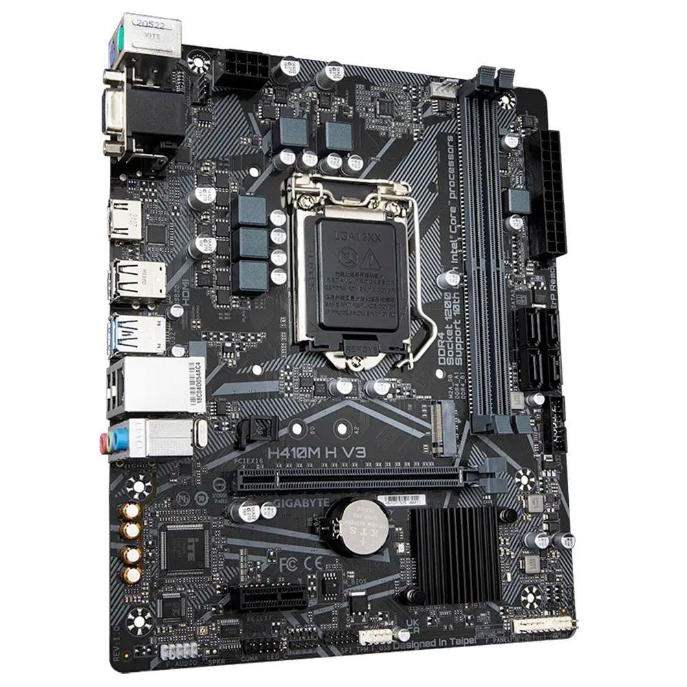Kit Processador Intel Core i5-10400 + Placa Mãe Gigabyte H410M H