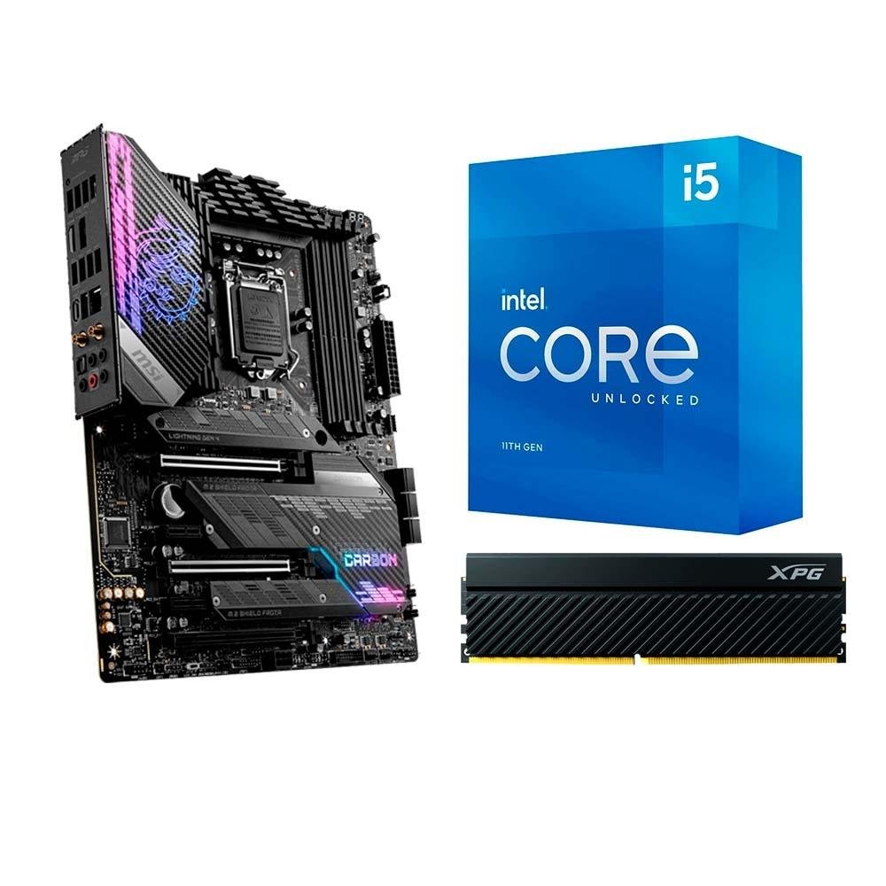 NAS【PC3点セット】Core i5-13600KF、B660M-E Kit Processador Intel Core i5-11600K +Placa-Mãe MSI MPG Z590Gaming