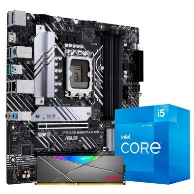 Kit Processador Intel Core i5-12400 + Placa-mãe Asus PRIME B660M-A