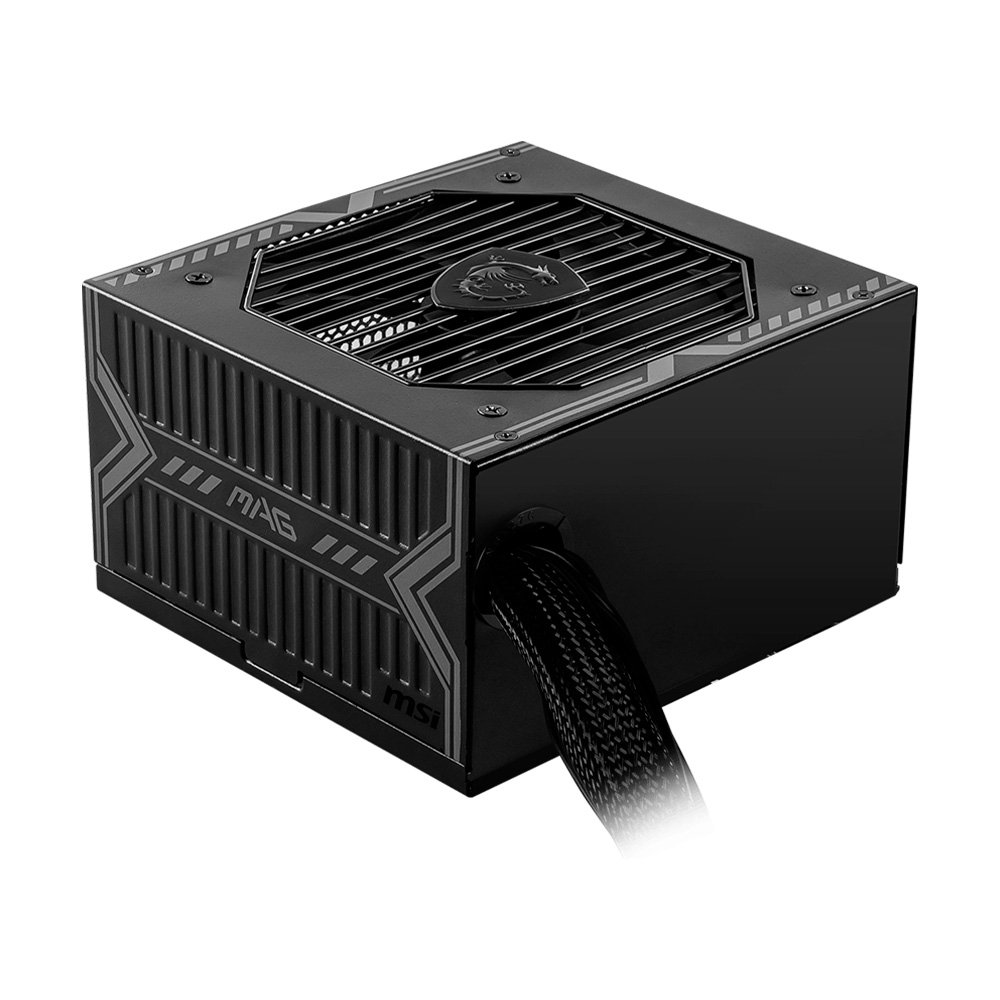 Fonte MSI MAG A550BN, 550W, 80 Plus Bronze, PFC Ativo, Com Cabo, Preto - 306-7ZP2A22-CE0 Fonte MSI MAG A550BN, 550W, 80 Plus Bronze, PFC Ativo, Com Cabo, Preto - 306-7ZP2A22-CE0