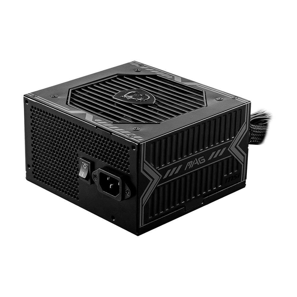 Fonte MSI MAG A550BN, 550W, 80 Plus Bronze, PFC Ativo, Com Cabo, Preto - 306-7ZP2A22-CE0 Fonte MSI MAG A550BN, 550W, 80 Plus Bronze, PFC Ativo, Com Cabo, Preto - 306-7ZP2A22-CE0