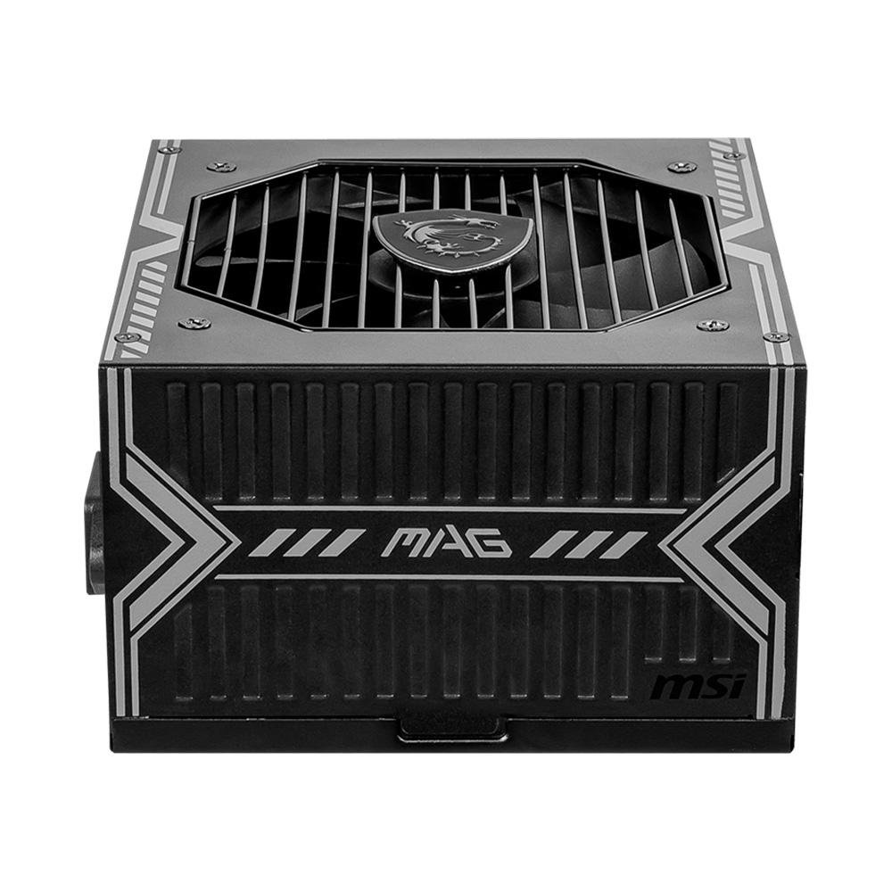 Fonte MSI MAG A550BN, 550W, 80 Plus Bronze, PFC Ativo, Com Cabo, Preto - 306-7ZP2A22-CE0 Fonte MSI MAG A550BN, 550W, 80 Plus Bronze, PFC Ativo, Com Cabo, Preto - 306-7ZP2A22-CE0