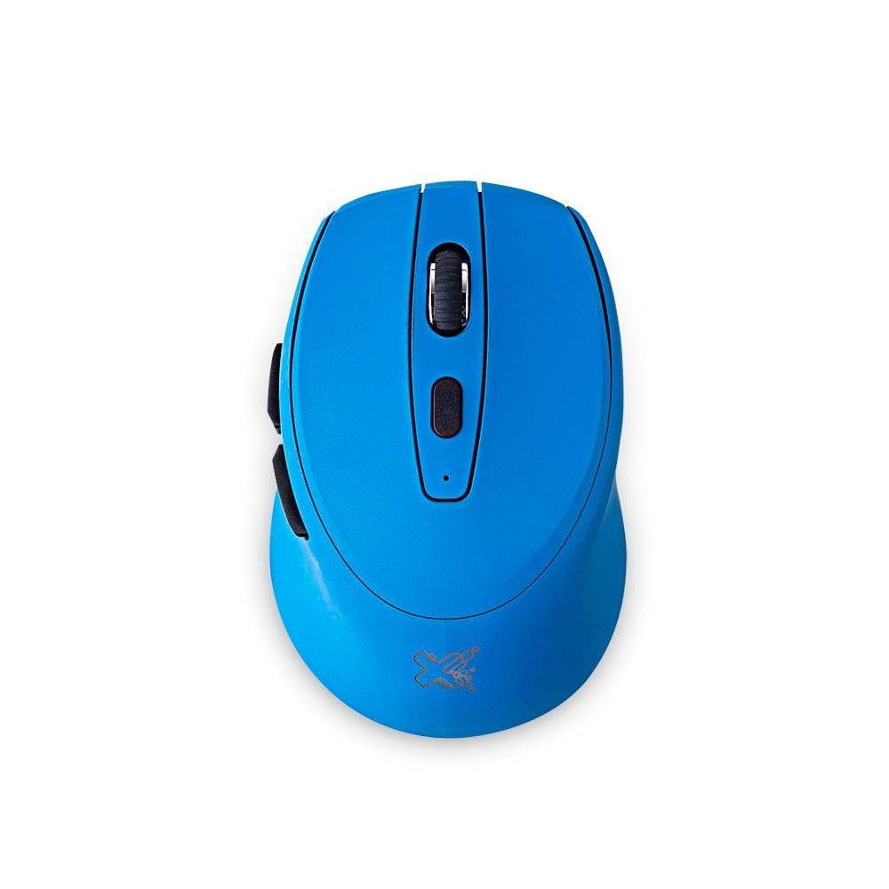 Mouse Maxprint Oriente Sem Fio, 1600 DPI, 6 Botões, USB, Azul - 60000110