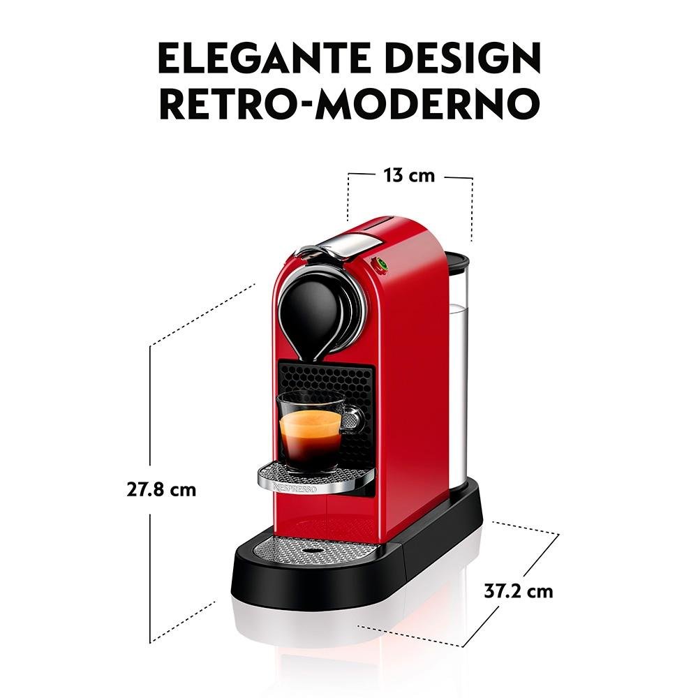 Cafeteira Nespresso Citiz, 1260W, 220V, Vermelho Cereja - C113-BR3