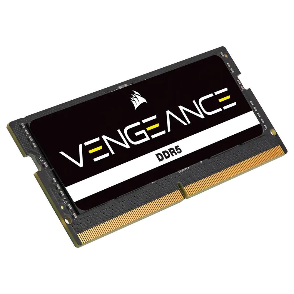 Memória RAM para Notebook Corsair Vengeance, 8GB, 4800MHz, DDR5, CL40, Preto - CMSX8GX5M1A4800C40