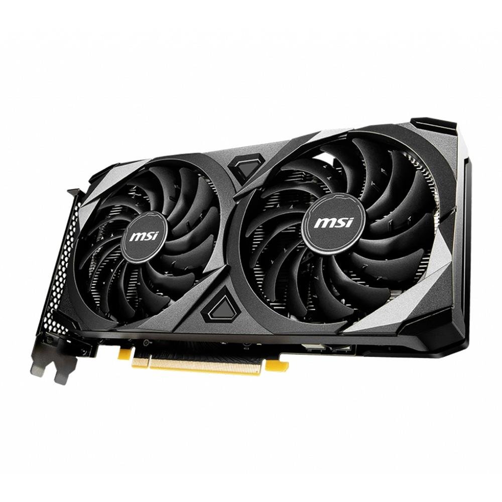 Placa de Vídeo RTX 3060 Ventus 2X MSI NVIDIA GeForce, 12GB GDDR6, DLSS, Ray Tracing - RTX 3060 Ventus 2X 12G OC
