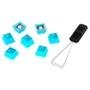 Teclas HyperX para Teclado Gamer, Azul, US, 19 peças, Azul - 519U1AA#AB