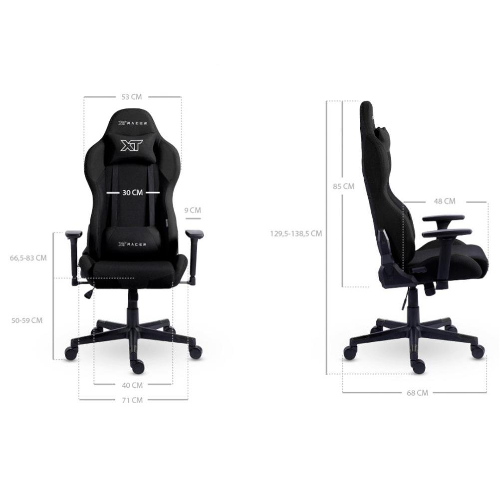 Cadeira Gamer XT Racer Defender NR17, Até 120kg, Com Almofadas, Reclinável, Descanso de Braço 3D, Preto - XTR-034 Cadeira Gamer XT Racer Defender NR17, Até 120kg, Com Almofadas, Reclinável, Descanso de Braço 3D, Preto - XTR-034