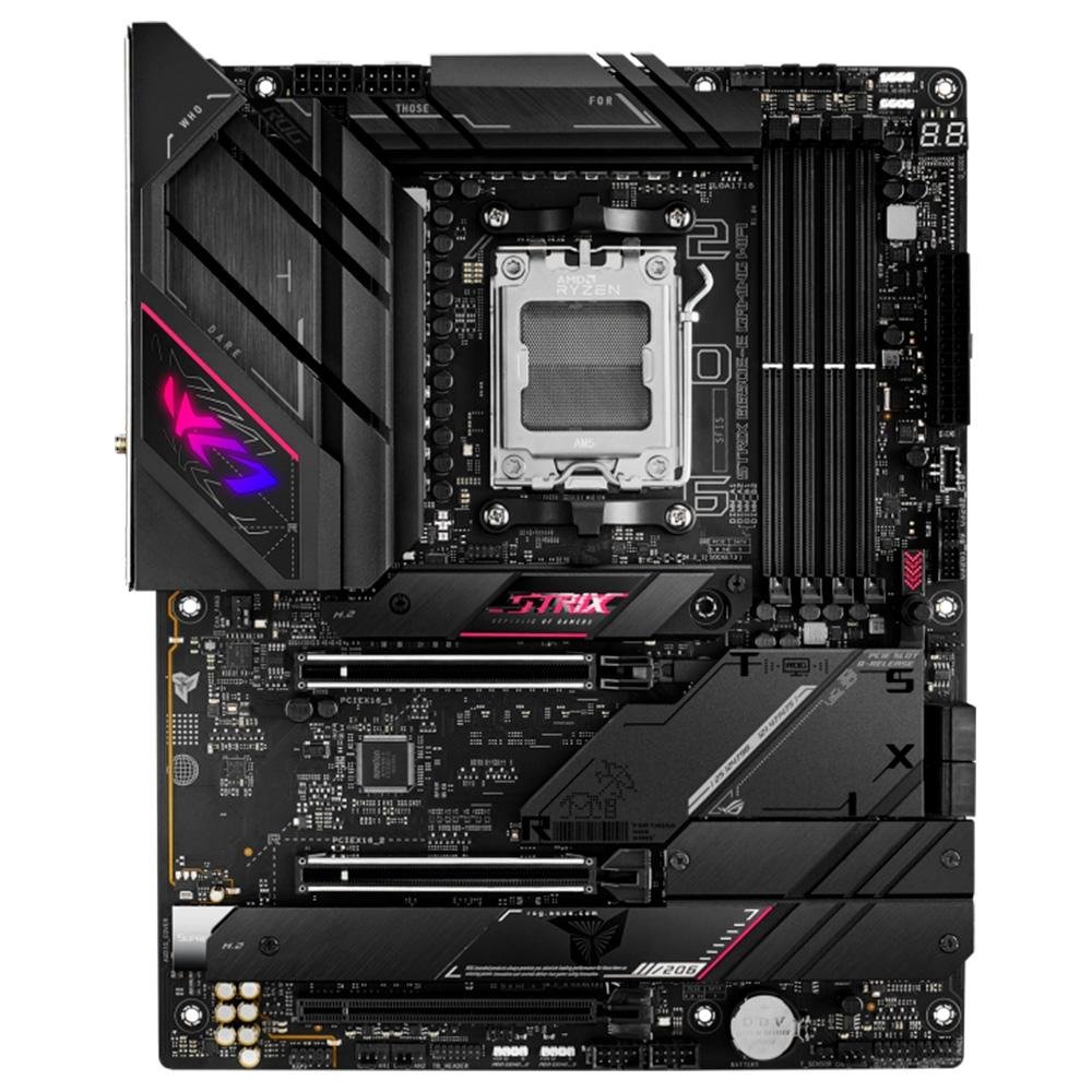 Placa-Mãe ASUS ROG Strix B650E-E Gaming Wi-Fi, AMD AM5 B650, ATX, DDR5, Wi-Fi, Preto - 90MB1BB0-M0EAY0