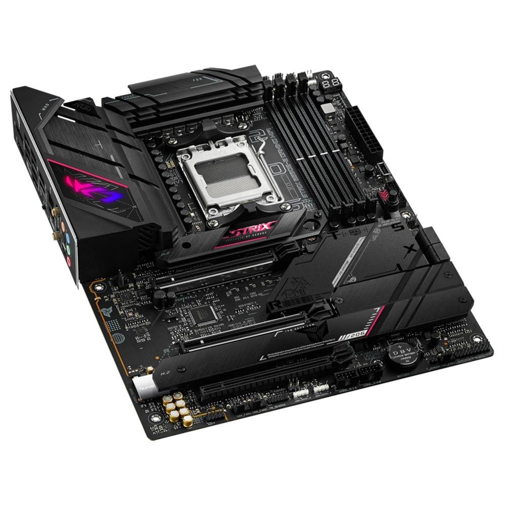 Placa-Mãe ASUS ROG Strix B650E-E Gaming Wi-Fi, AMD AM5 B650, ATX, DDR5, Wi-Fi, Preto - 90MB1BB0-M0EAY0
