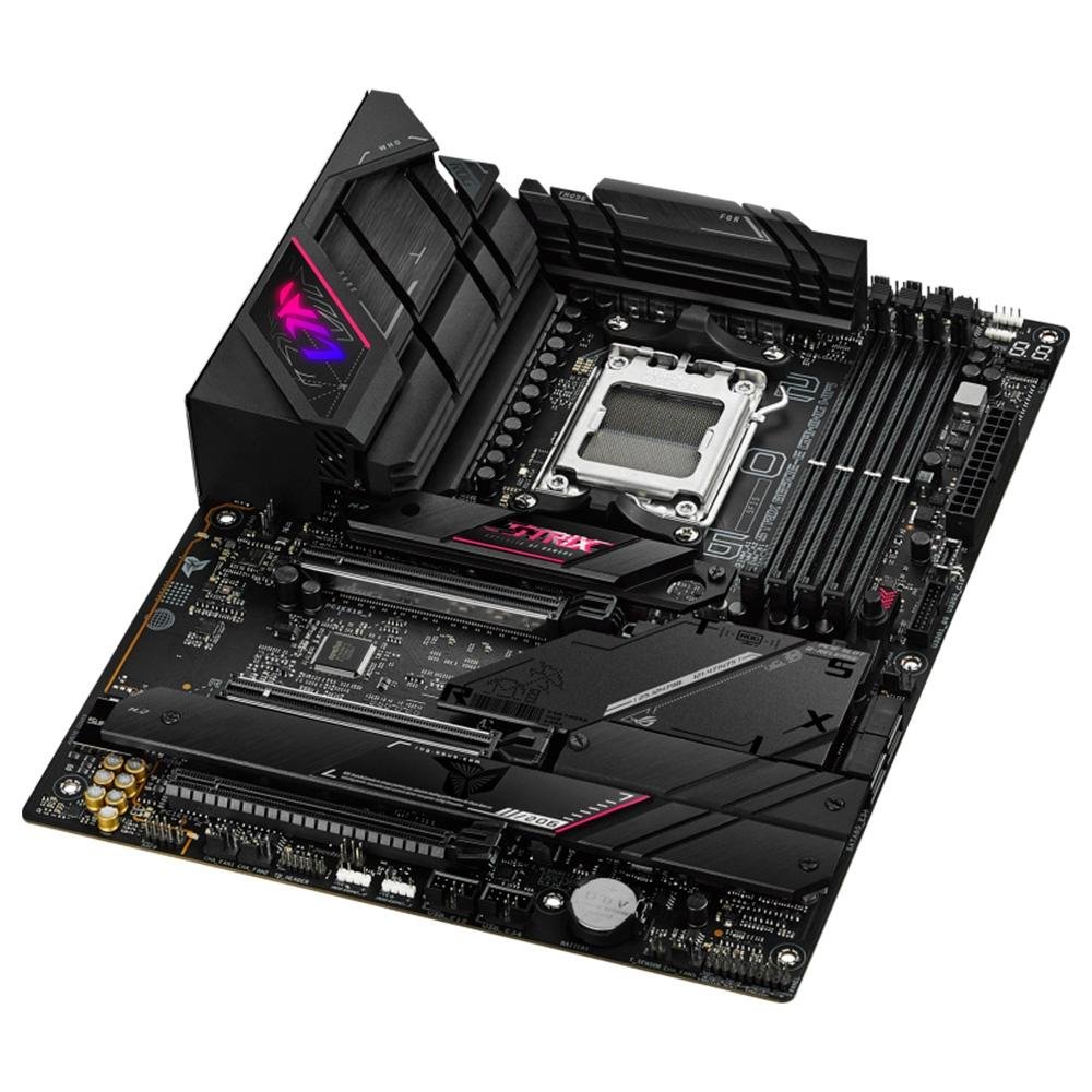 Placa-Mãe ASUS ROG Strix B650E-E Gaming Wi-Fi, AMD AM5 B650, ATX, DDR5, Wi-Fi, Preto - 90MB1BB0-M0EAY0