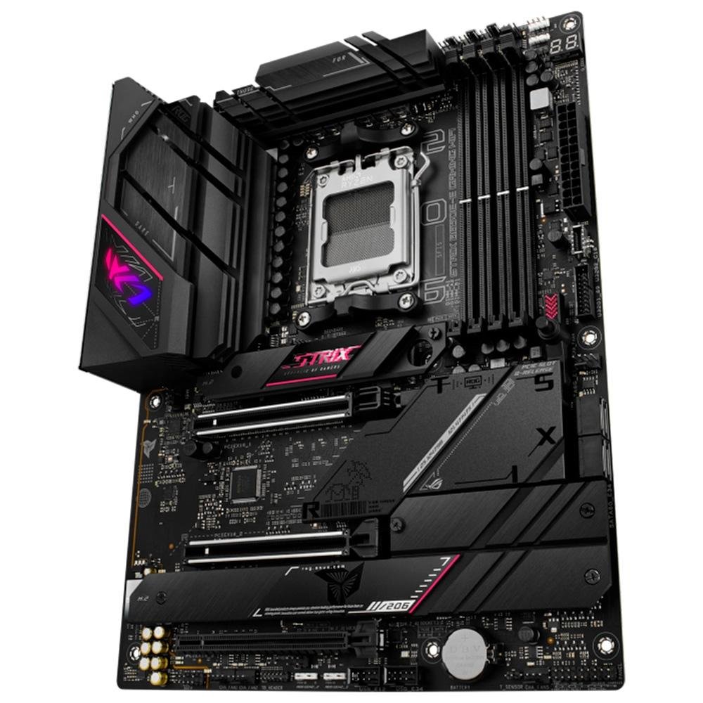 Placa-Mãe ASUS ROG Strix B650E-E Gaming Wi-Fi, AMD AM5 B650, ATX, DDR5, Wi-Fi, Preto - 90MB1BB0-M0EAY0