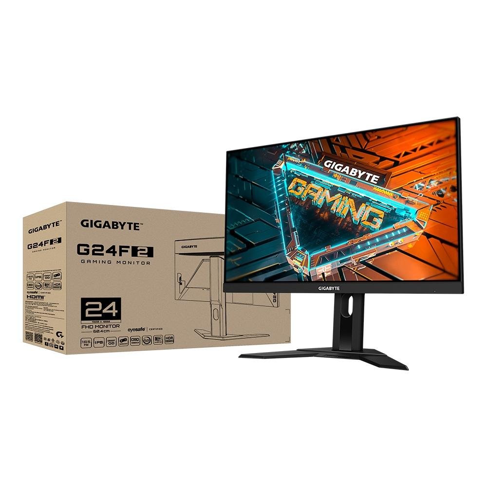 mizu　ゲーミングモニター　GIGABYTE G24F2 Monitor Gamer Gigabyte G24F2, 24 Pol, Full HD, 125% sRGB, FreeSync