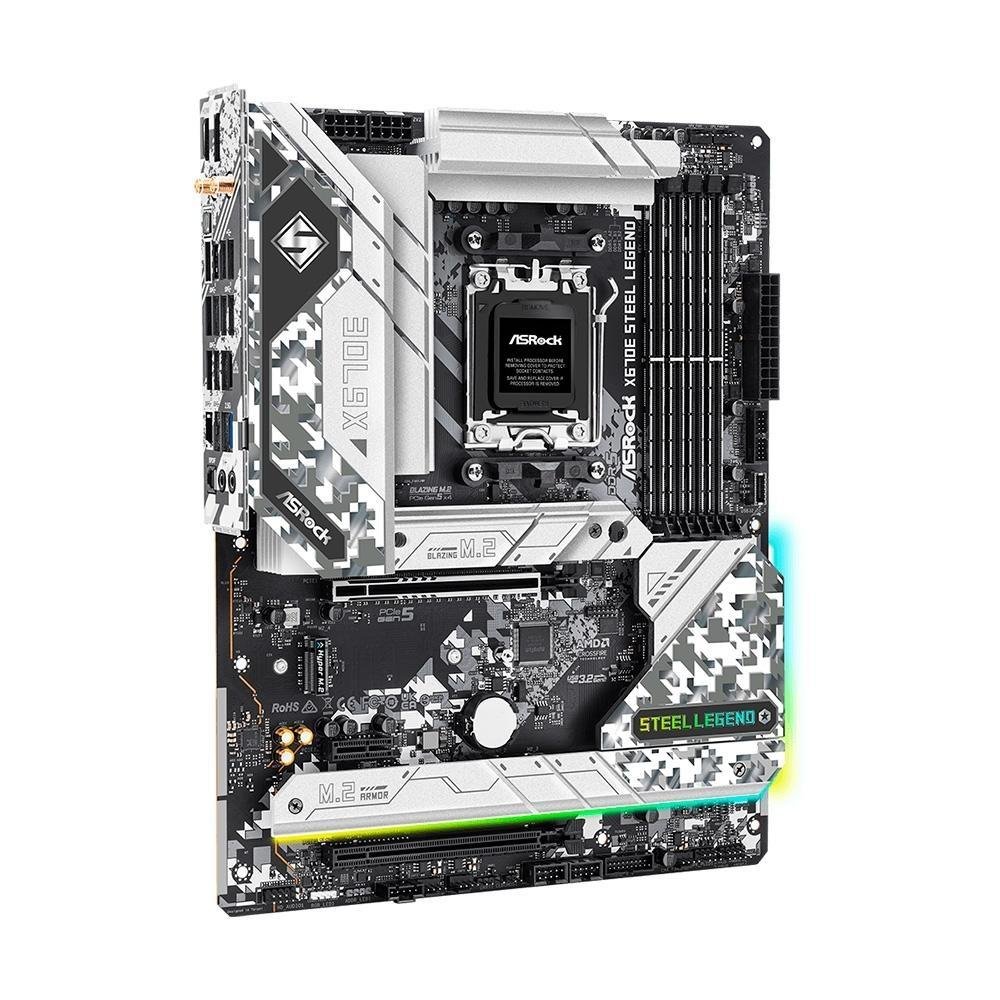 Kit Processador AMD Ryzen 9 7900X + Placa-Mãe Asrock X670E Steel