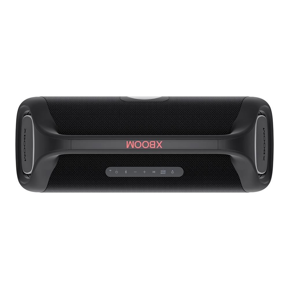 Caixa de Som LG Portátil Boombox Xboom Go, Bluetooth, LED, 80W RMS, À prova de Água, Até 24 Hrs de Bateria, Iluminação de Palco, Preto - XG9
