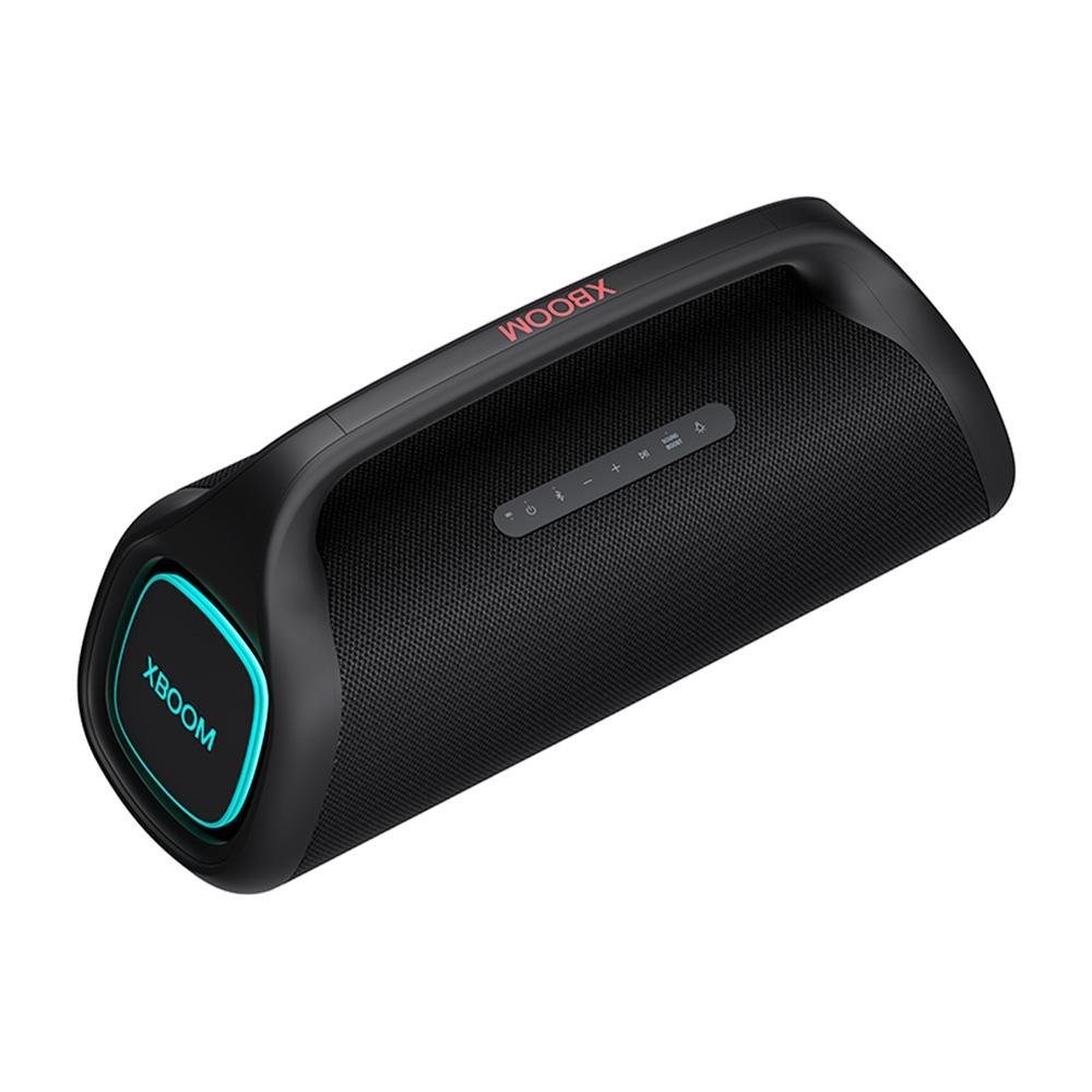 Caixa de Som LG Portátil Boombox Xboom Go, Bluetooth, LED, 80W RMS, À prova de Água, Até 24 Hrs de Bateria, Iluminação de Palco, Preto - XG9
