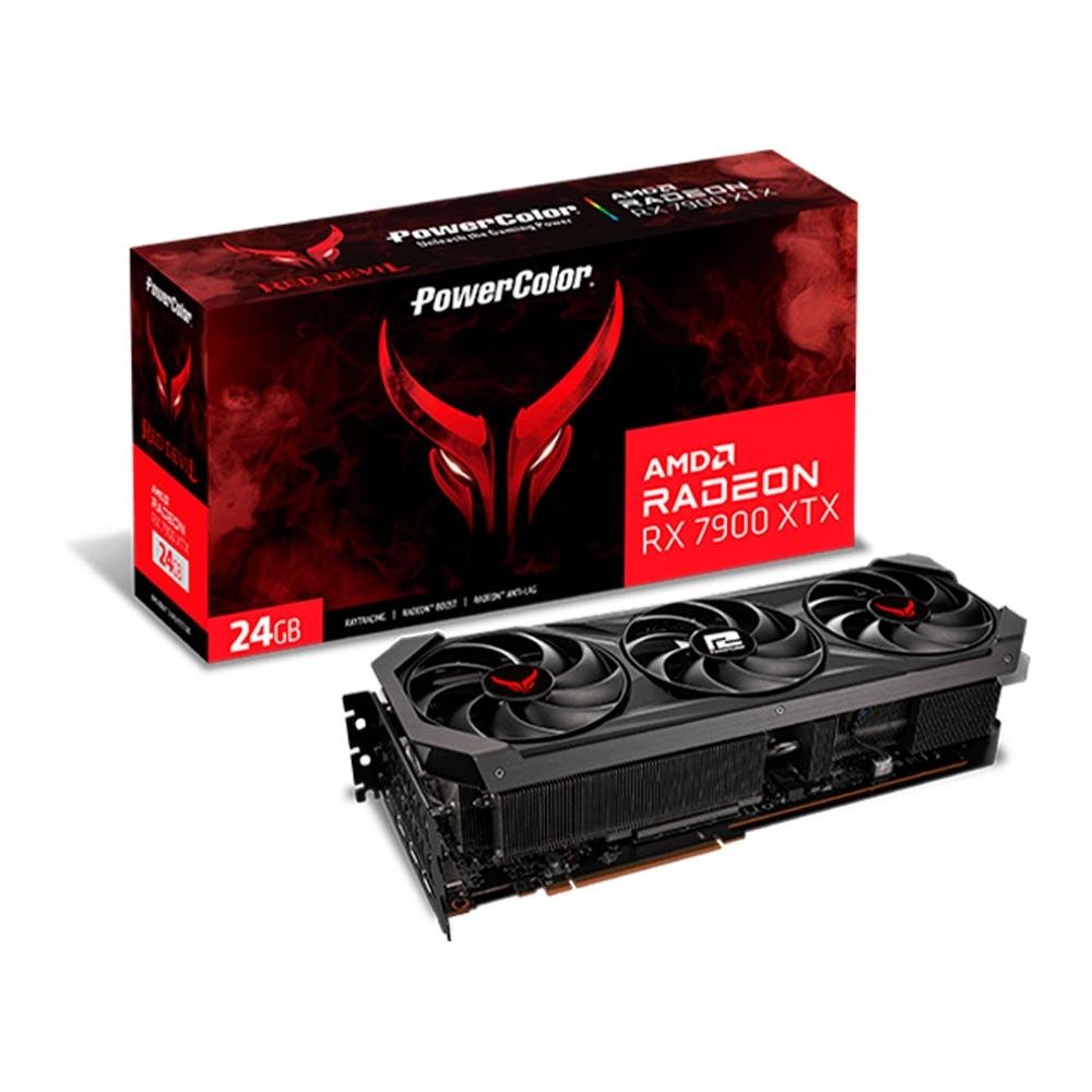グラフィックボード・グラボ・ビデオカード PowerColor Liquid Devil RX 7900 XTX Placa de Vídeo RX 7900 XTX Red Devil | KaBuM!