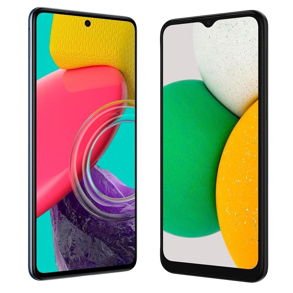 メイチャ　ギャラクシー　　M C-6653 Smartphone Samsung Galaxy M53,128GB, Tela 6.7,Azul - SM