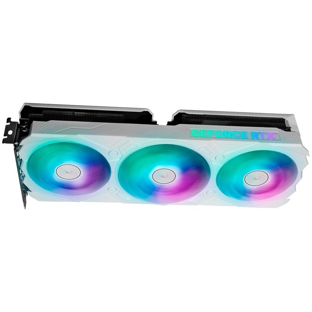 Placa de Vídeo RTX 4070 EX Gamer White GALAX NVIDIA GeForce, 12 GB GDDR6X, DLSS, Ray Tracing, Branco - 47NOM7MD7KWH Placa de Vídeo RTX 4070 EX Gamer White GALAX NVIDIA GeForce, 12 GB GDDR6X, DLSS, Ray Tracing, Branco - 47NOM7MD7KWH