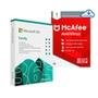 Kit Microsoft 365 Family, Mídia Física, 12 Meses - 6GQ-01543 +  McAfee Antivírus - Proteção para 1 Dispositivo - 1 ano - Digital para download