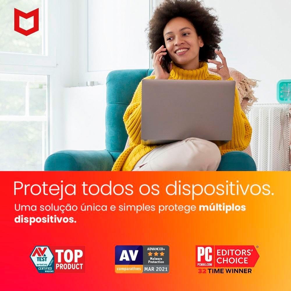 Kit Microsoft 365 Family, Mídia Física, 12 Meses - 6GQ-01543 + McAfee Antivírus - Proteção para 1 Dispositivo - 1 ano - Digital para download Kit Microsoft 365 Family, Mídia Física, 12 Meses - 6GQ-01543 + McAfee Antivírus - Proteção para 1 Dispositivo - 1 ano - Digital para download