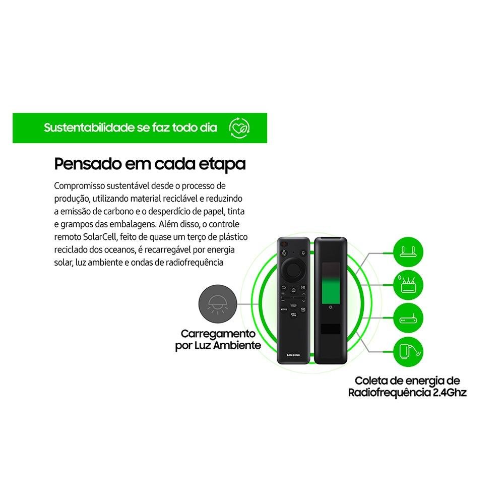 Smart TV Samsung 55 Polegadas QLED 4K, 3 HDMI, 2 USB, Bluetooth, Wi-Fi, Gaming Hub, Tela sem limites, Alexa built in - QN55Q60CAGXZD Smart TV Samsung 55 Polegadas QLED 4K, 3 HDMI, 2 USB, Bluetooth, Wi-Fi, Gaming Hub, Tela sem limites, Alexa built in - QN55Q60CAGXZD