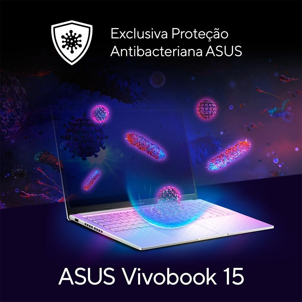 Notebook ASUS Vivobook AMD Ryzen 5-4600H, 8GB RAM, SSD 256GB, 15.6" FHD, AMD Radeon Graphics , KeepOS, Prata Metálico - M1502IA-EJ251 Notebook ASUS Vivobook AMD Ryzen 5-4600H, 8GB RAM, SSD 256GB, 15.6" FHD, AMD Radeon Graphics , KeepOS, Prata Metálico - M1502IA-EJ251