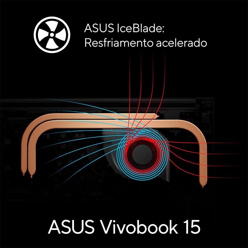 Notebook ASUS Vivobook AMD Ryzen 5-4600H, 8GB RAM, SSD 256GB, 15.6" FHD, AMD Radeon Graphics , KeepOS, Prata Metálico - M1502IA-EJ251 Notebook ASUS Vivobook AMD Ryzen 5-4600H, 8GB RAM, SSD 256GB, 15.6" FHD, AMD Radeon Graphics , KeepOS, Prata Metálico - M1502IA-EJ251