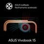 Notebook ASUS Vivobook AMD Ryzen 5-4600H, 8GB RAM, SSD 256GB, 15.6" FHD, AMD Radeon Graphics , KeepOS, Prata Metálico - M1502IA-EJ251