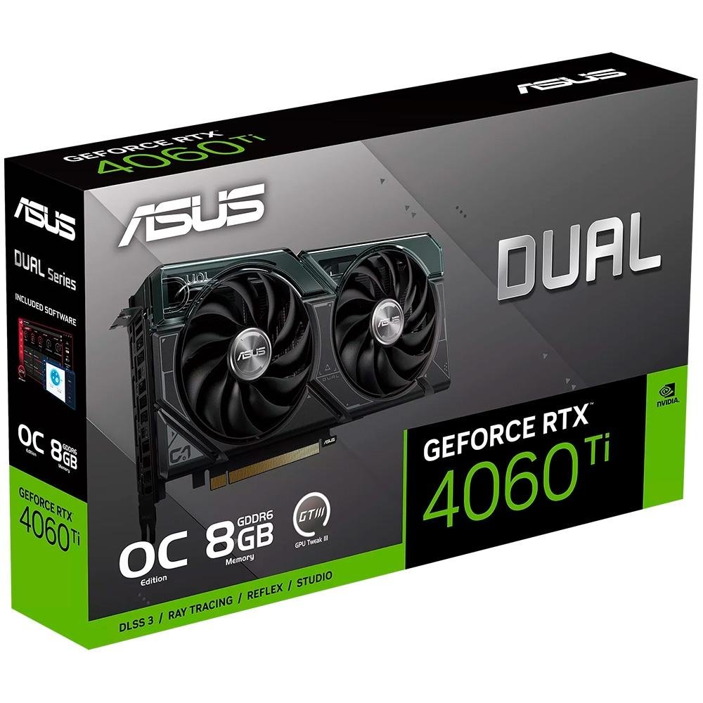 Placa de Vídeo ASUS Dual GeForce RTX 4060| KaBuM!