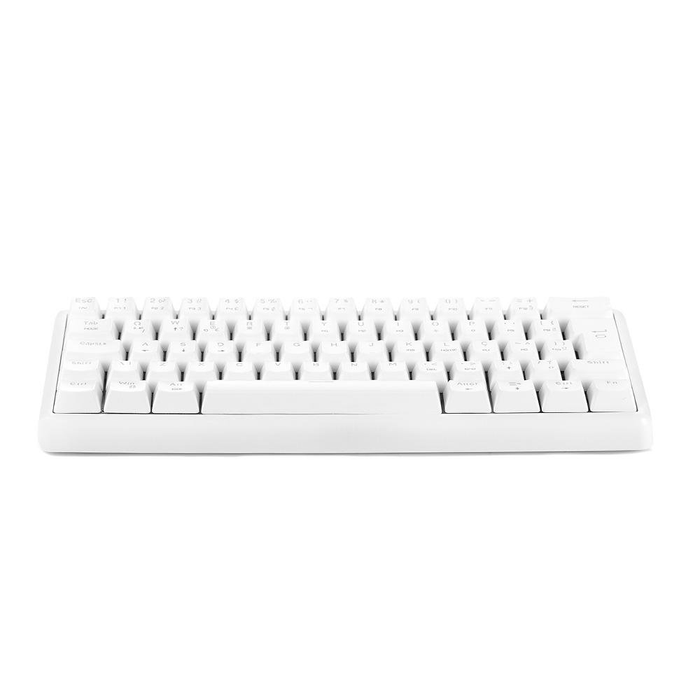 Teclado Sem Fio Gamer Motospeed, RGB, Wireless e Bluetooth, Switch Brown, US, Branco - SK66