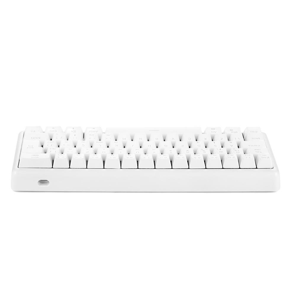 Teclado Sem Fio Gamer Motospeed, RGB, Wireless e Bluetooth, Switch Brown, US, Branco - SK66