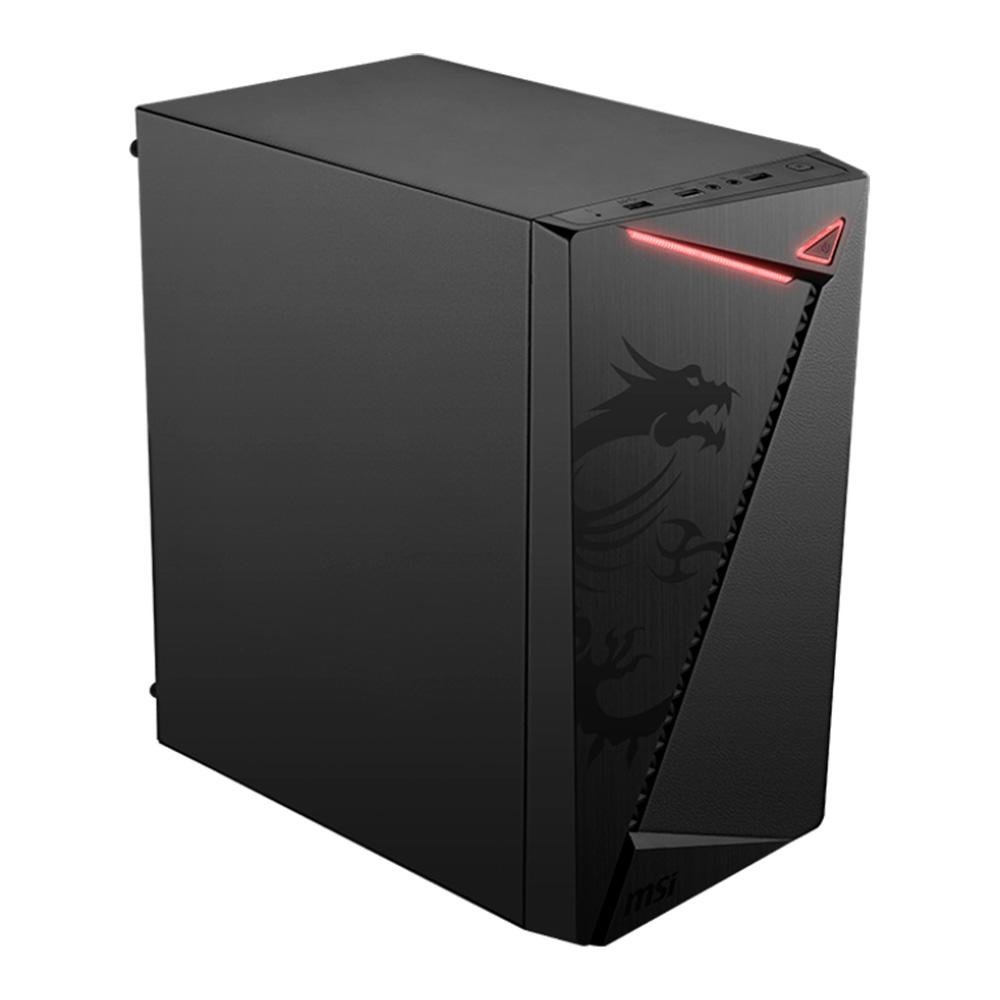 Gabinete Gamer MSI Mag Shield M301, Mini Tower, Micro-ATX, 1x FAN, Preto - 306-7G13M25-809