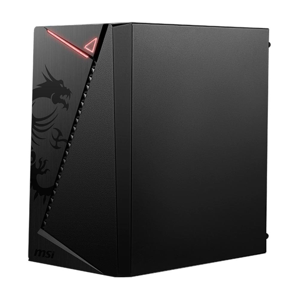 Gabinete Gamer MSI Mag Shield M301, Mini Tower, Micro-ATX, 1x FAN, Preto - 306-7G13M25-809