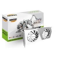 Placa de Vídeo RTX 4060 Ti Twin X2 OC white Inno3D NVIDIA GeForce 16Gb GDDR6 Dual fan DLSS Ray Tracing G-Sync - N406T2-16D6X-178055W