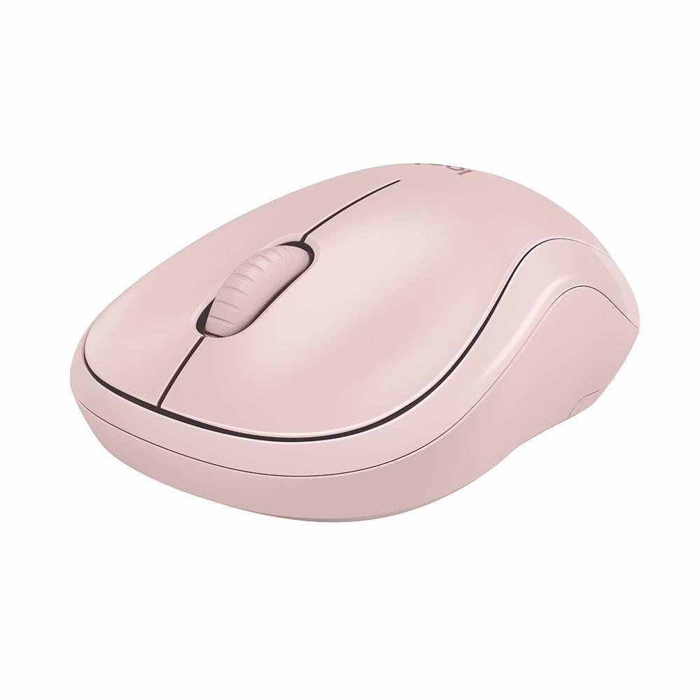 Mouse Sem Fio Logitech M240, Bluetooth, Clique Silencioso, Design Ambidestro Compacto, Rosa - 910-007117