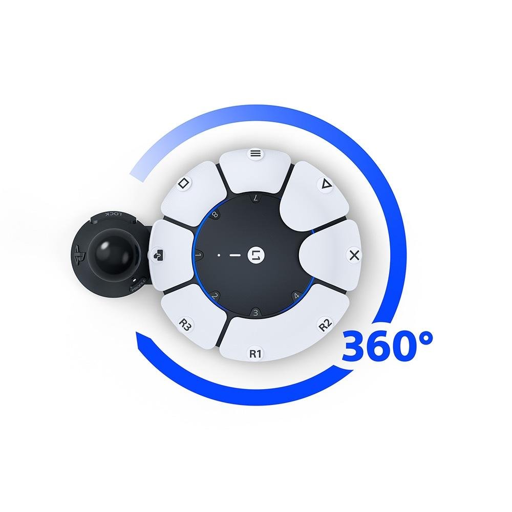 Controle Access Sony, para PS5 Slim e PS5 Pro, Sem Fio, Branco - CFI-ZAC1 Controle Access Sony, para PS5 Slim e PS5 Pro, Sem Fio, Branco - CFI-ZAC1