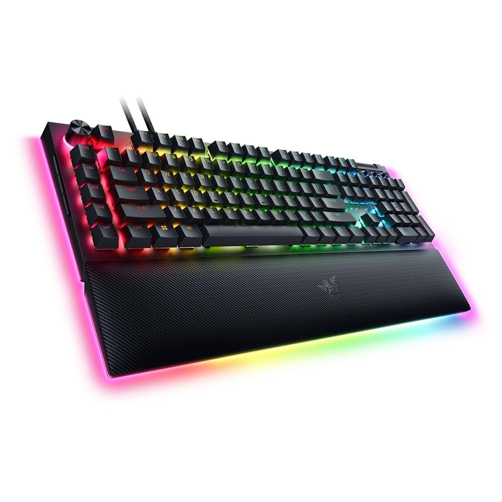 Teclado Gamer Razer Blackwidow V4 PRO, Chroma RGB, Switch Green, Layout US - RZ0304680200R3U