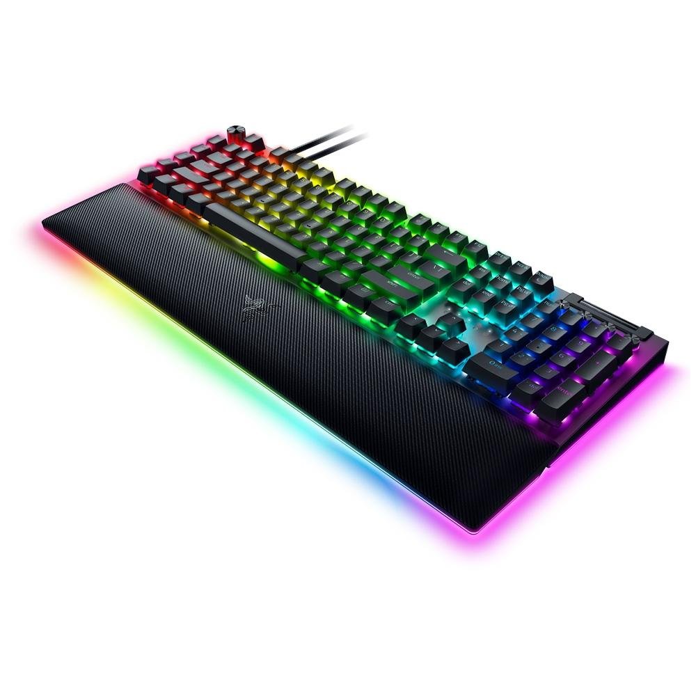 Teclado Gamer Razer Blackwidow V4 PRO, Chroma RGB, Switch Green, Layout US - RZ0304680200R3U