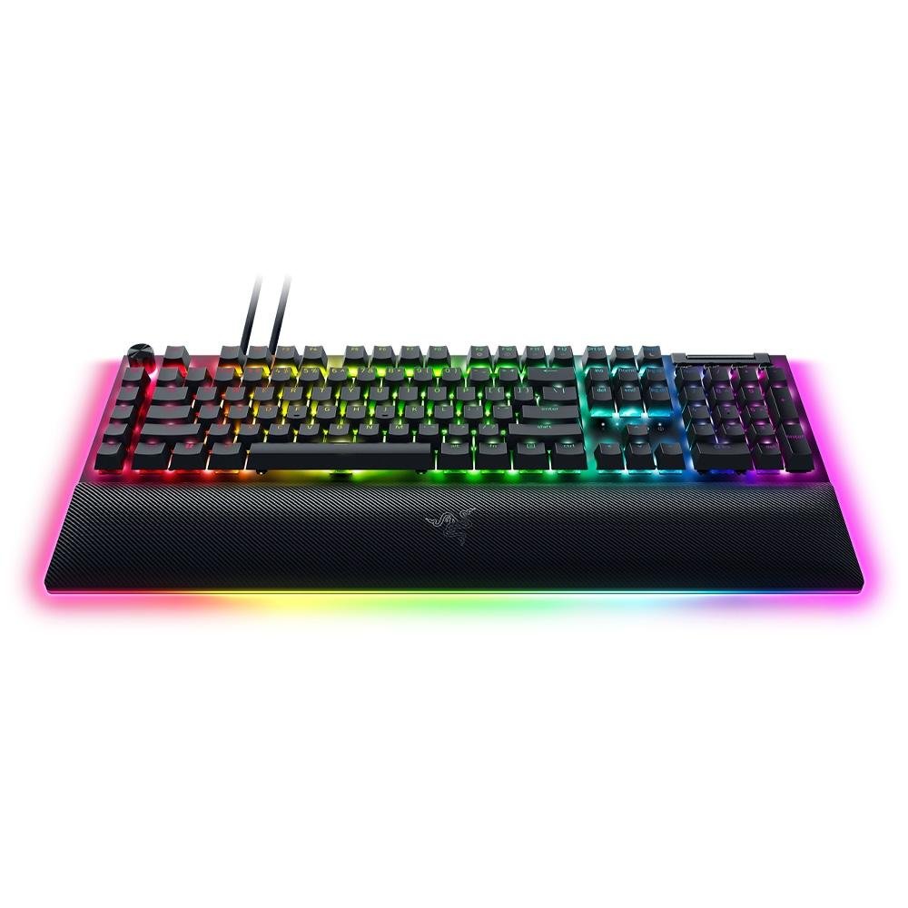 Teclado Gamer Razer Blackwidow V4 PRO, Chroma RGB, Switch Green, Layout US - RZ0304680200R3U
