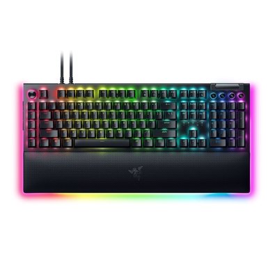 Teclado Gamer Razer Blackwidow V4 PRO, com Fio, Chroma RGB, Switch Green, Layout US - RZ03-04680200