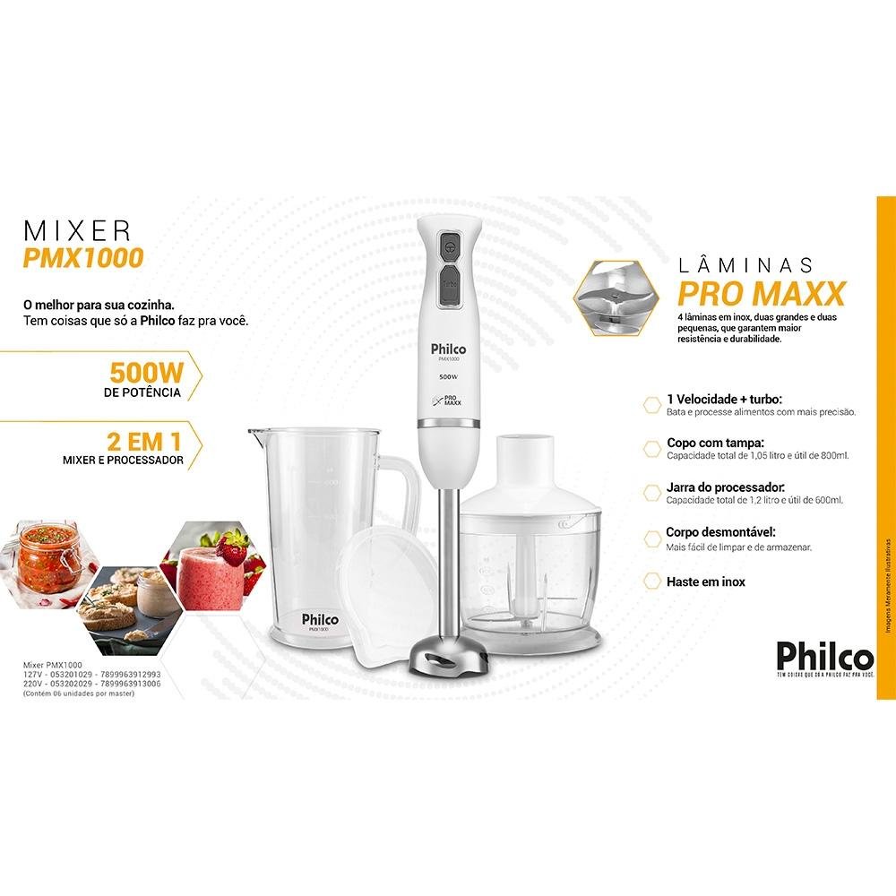 Mixer Philco PMX1000 2 em 1 | KaBuM!