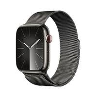 Apple Watch Series 9 GPS + Cellular, Caixa Grafite de Aço Inoxidável de 45mm, Pulseira Grafite Estilo Milanês, Neutro em Carbono - MRMX3BZ/A