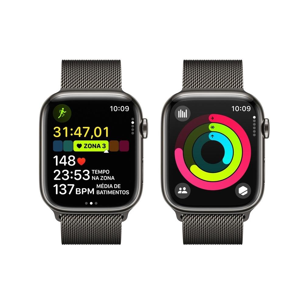 Apple Watch Series 9 GPS + Cellular 45mm | KaBuM!